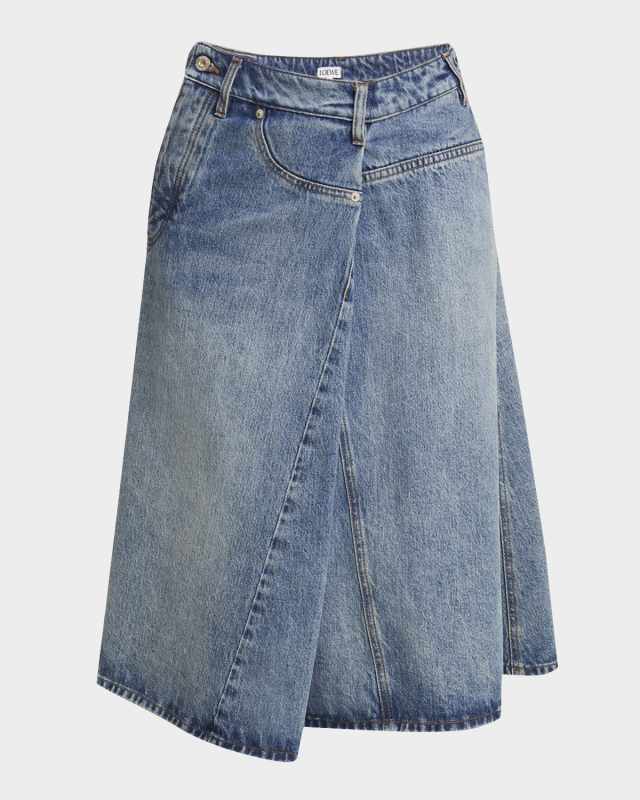 Denim Deconstructed Skirt